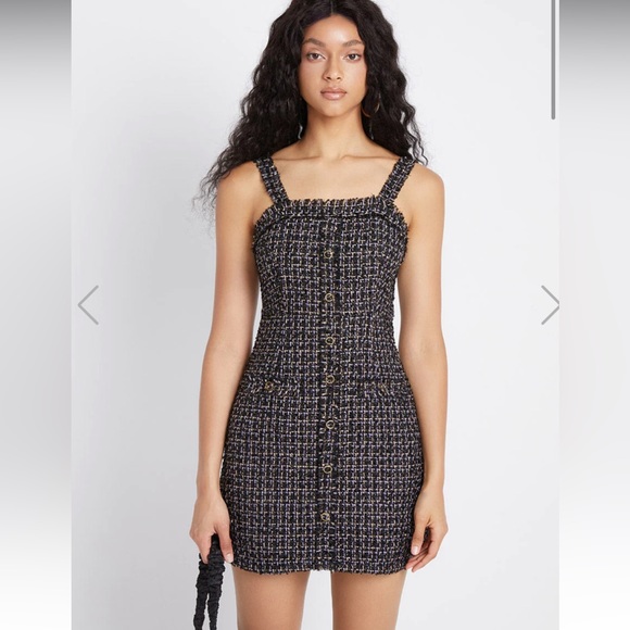Urban Revivo Tweed Dress - Picture 1 of 11